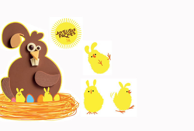 Collection de chocolat de Pâques 2022