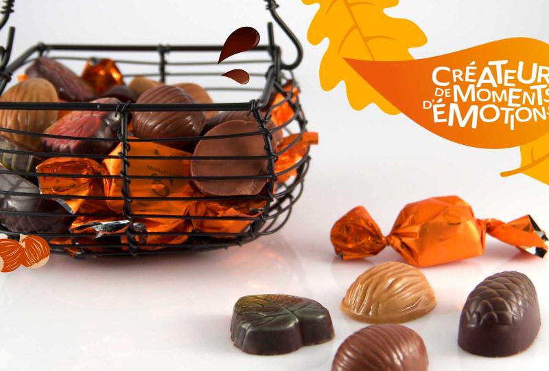 Notre collection de chocolats pour l’automne