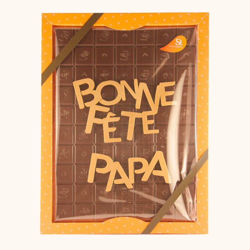 Tablette XXL Bonne Fête Papa choc'Lait