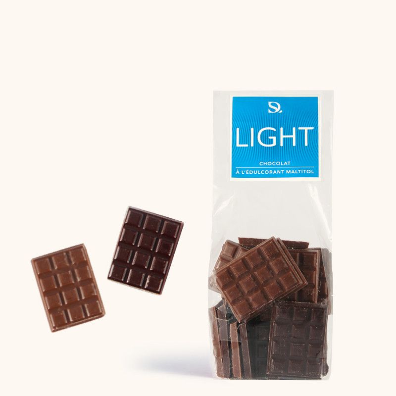 Tablette chocolat lait Maltitol - Pour diabétique - 80g