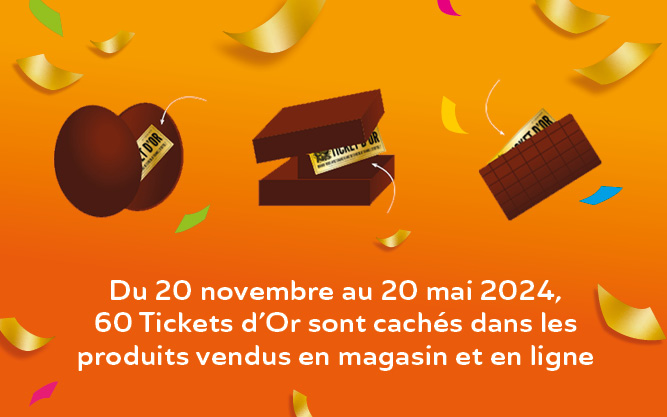 Le jeu des tickets d'or