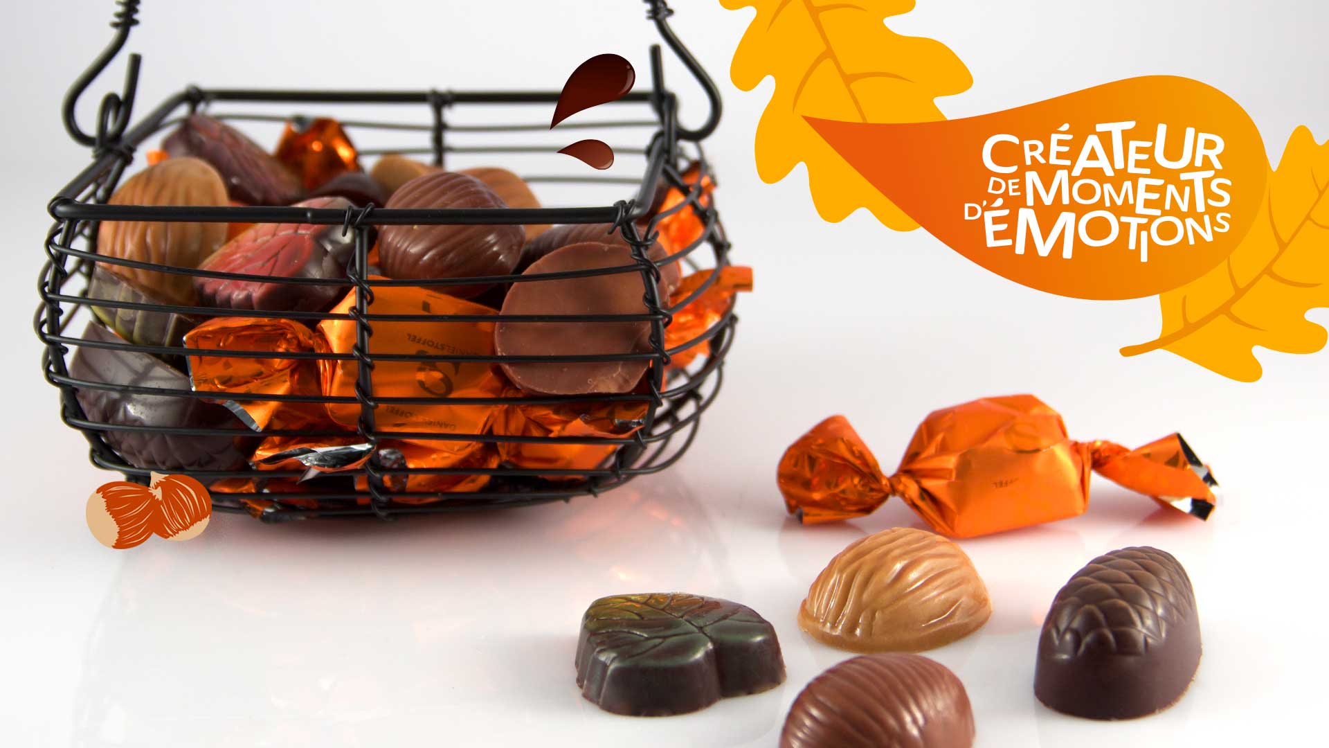 Notre collection de chocolats pour l’automne