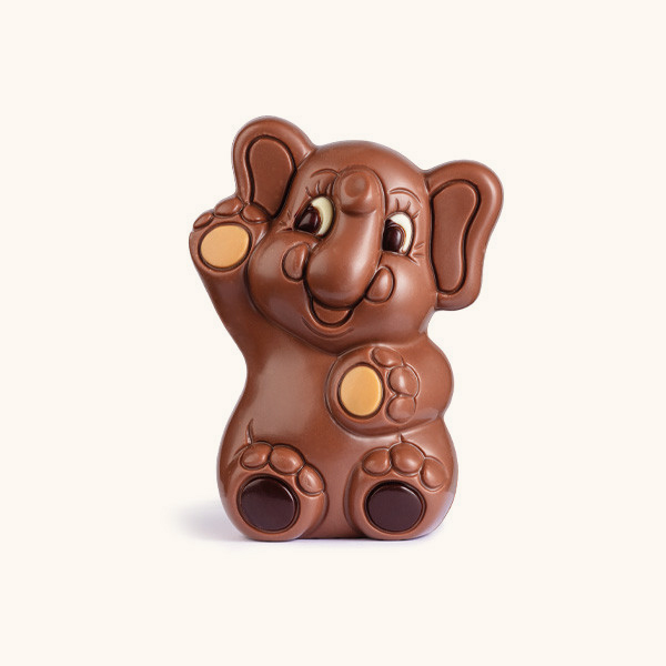 Chocolat au lait moulage elephant livraison a domicile