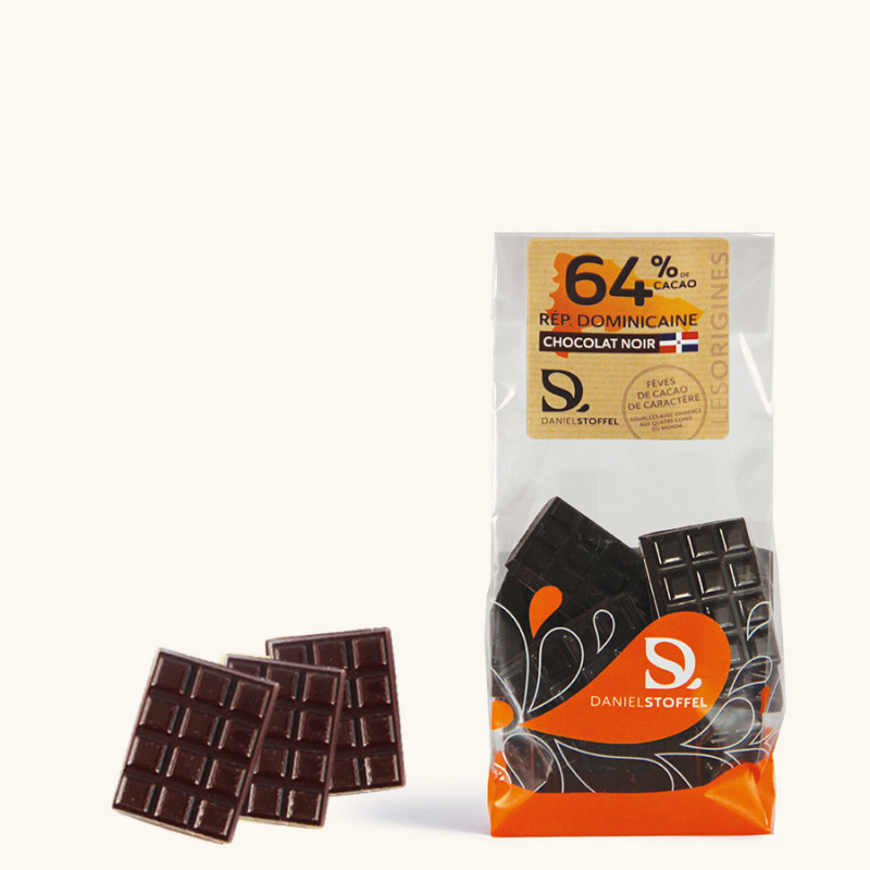 Mini Tablettes République Dominicaine chocolat noir 64%