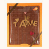 Tablette XXL JE T'AIME Chocolat Au Lait