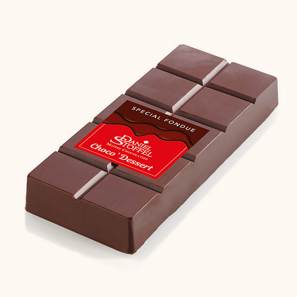 bloc spécial fondue au chocolat noir