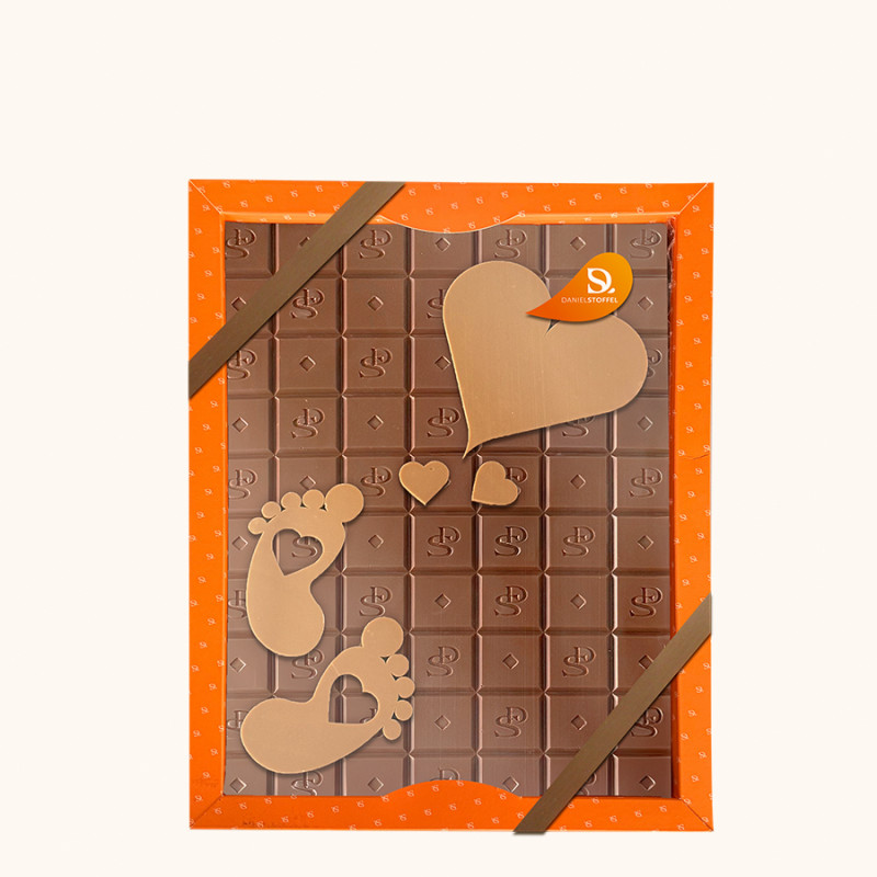 TABLETTE XXL NAISSANCE CHOCOLAT AU LAIT