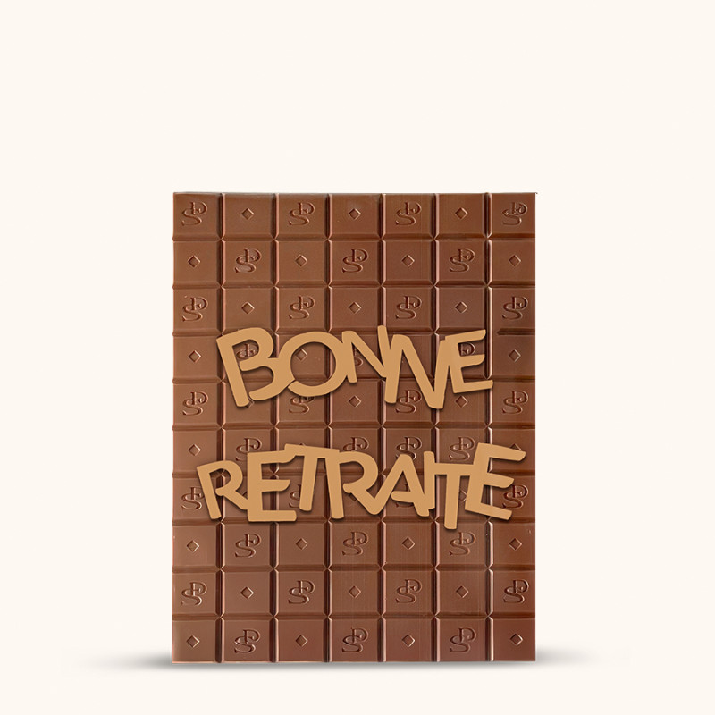 TABLETTE XXL BONNE RETRAITE CHOCOLAT AU LAIT