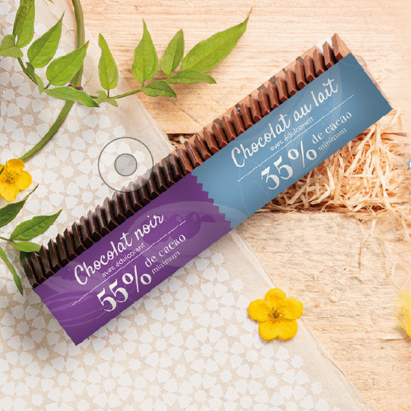 Duo 2 chocolats avec édulcorant