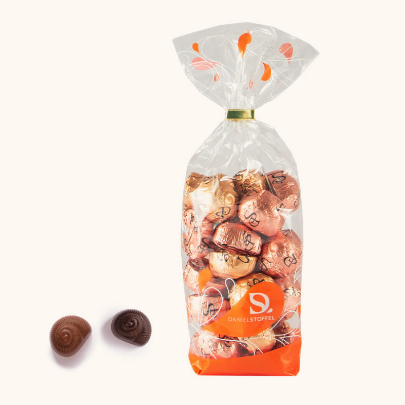 Escargots au chocolat lait et noir