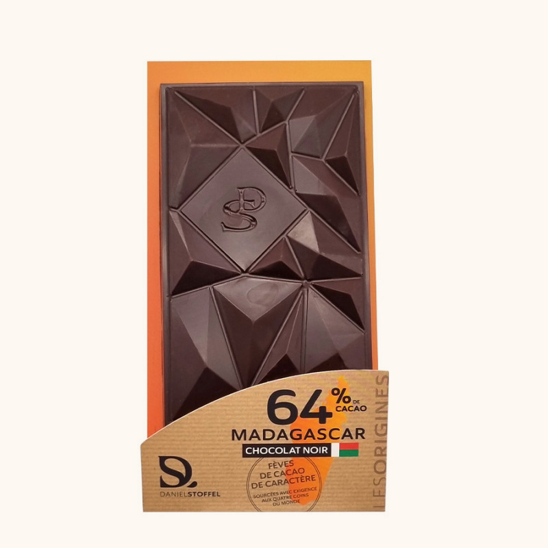 Tablette Madagascar chocolat Noir 64%