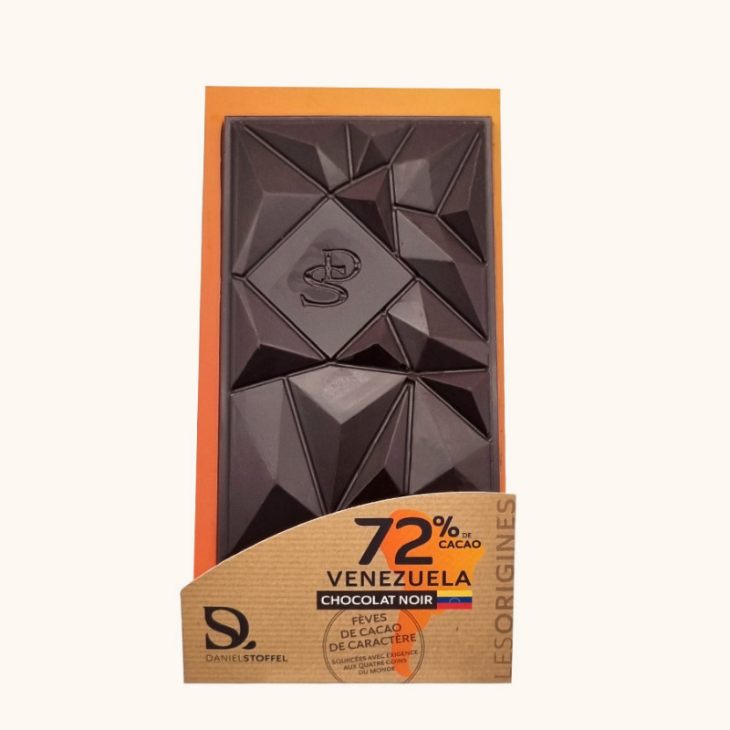 Tablette Vénézuela chocolat Noir 72%