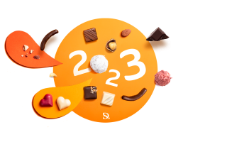Bonne Année à tous. Qu'elle soit chocolatée !
