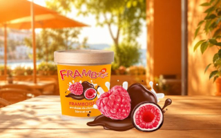 FRAMBZZZ : LA RENCONTRE GLACÉE ENTRE LA FRAMBOISE ET LE CHOCOLAT