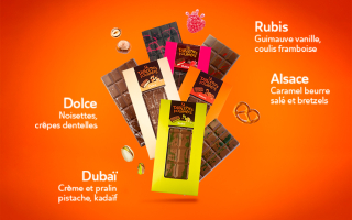 Découvrez les nouvelles tablettes fourrées de notre chocolaterie
