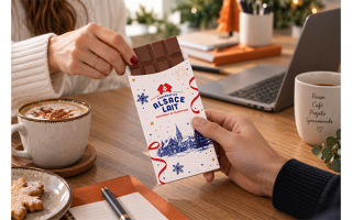 Tablette chocolat personnalisée entreprise | Daniel Stoffel
