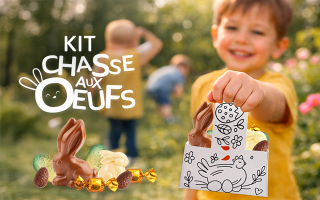 Kit chasse aux oeufs de Pâques