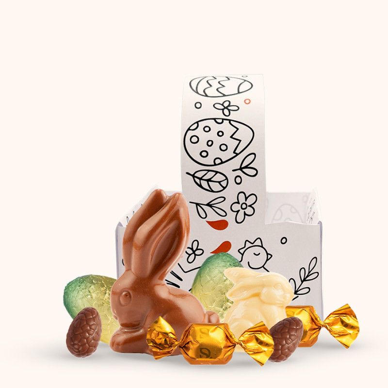 KIT PANIER DE PÂQUES À COLORIER