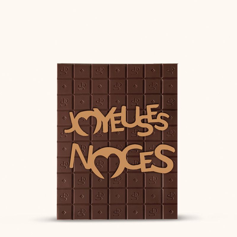 TABLETTE XXL JOYEUSE NOCES CHOCOLAT NOIR