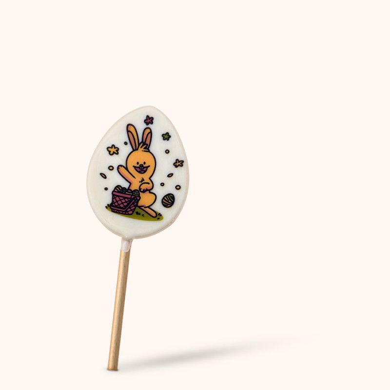 SUCETTE DE PÂQUES CHOCOLAT BLANC