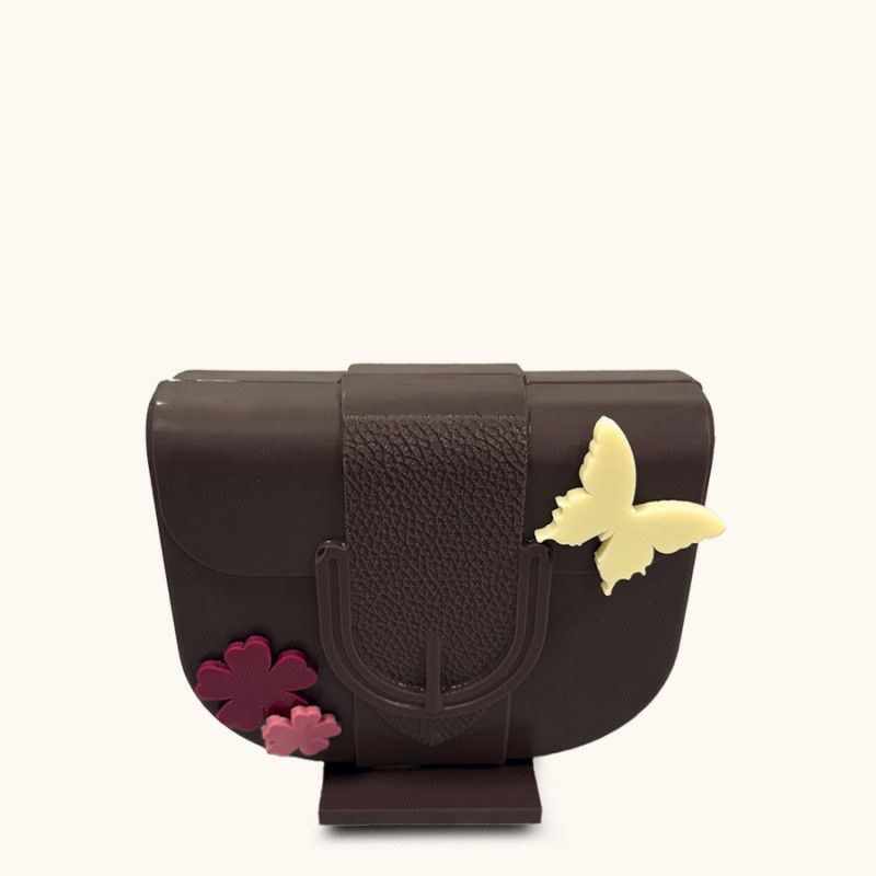 ELEGANCE CUIR CHOCOLAT NOIR