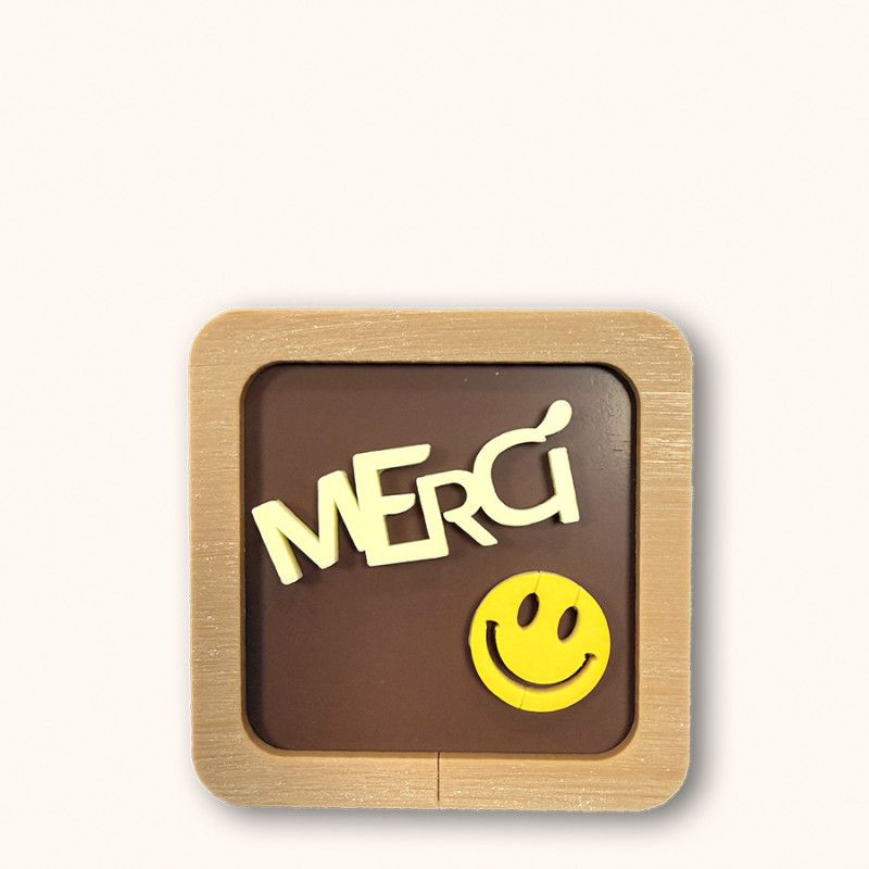 TABLEAU MERCI CHOCOLAT LAIT